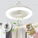 Ventilador Lâmpada Turbo Led 2 em 1