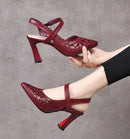 Scarpin Fiorella de Couro - Coleção 2025 (Promoção Black Friday)